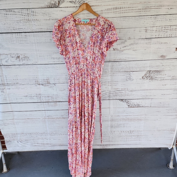 Melissa Odabash Sammy Ditsy floral maxi dress - Picture 3 of 16